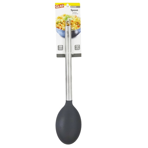 Glad Spoon Silicone 13in Grey-whole