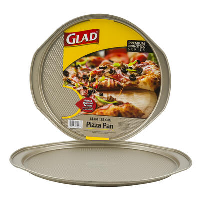 Glad Pizza Pan- 14"- Gold