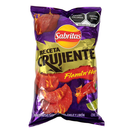 Sabritas Receta Crujiente Flamin Hot
