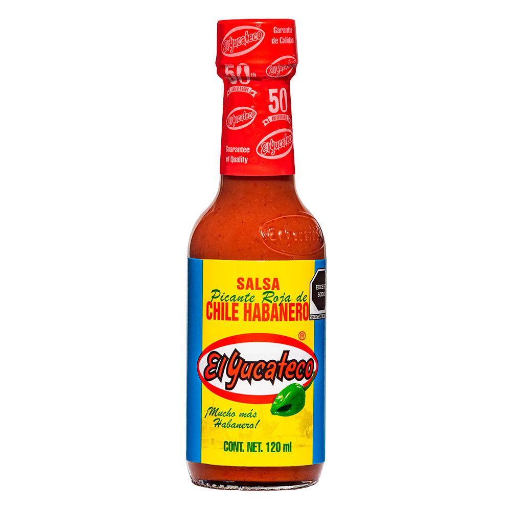 El Yucateco Salsa Roja Habanera 120 Ml