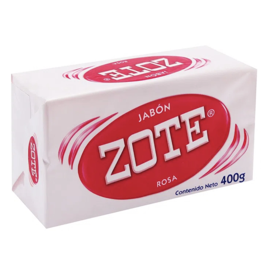 Zote Jabón De Barra Rosa 400g
