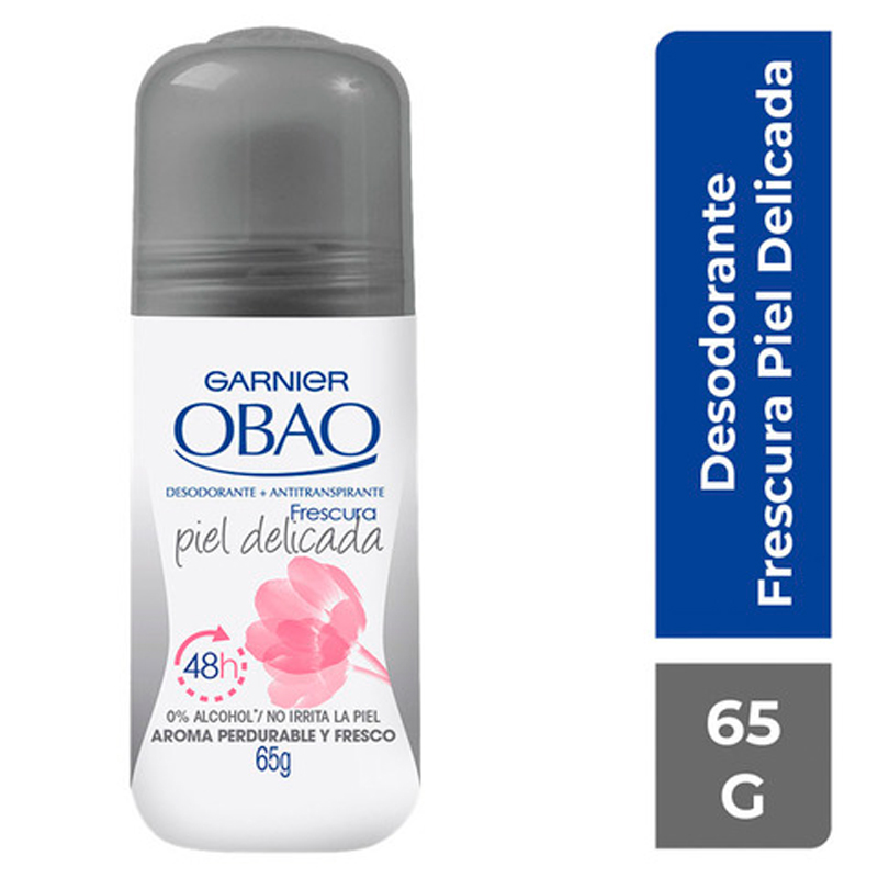 Garnier Desodorante Roll On Piel Delicada Obao 65gr