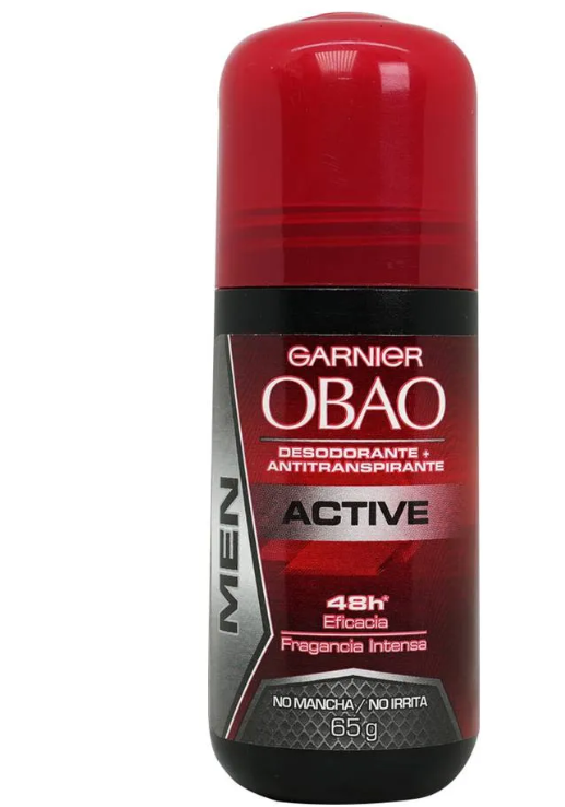 Garnier Obao For Men Active Frescura Intensa Roll On 65 G