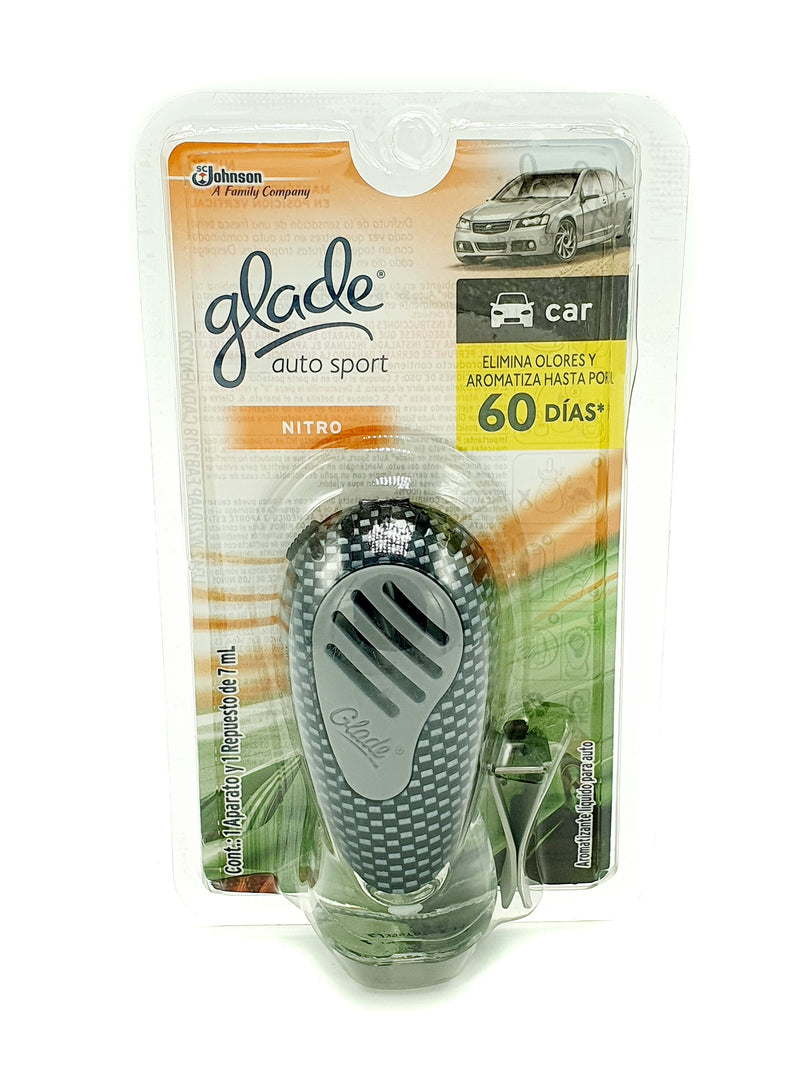 Glade Auto Sport Nitro Aparato - 7Ml