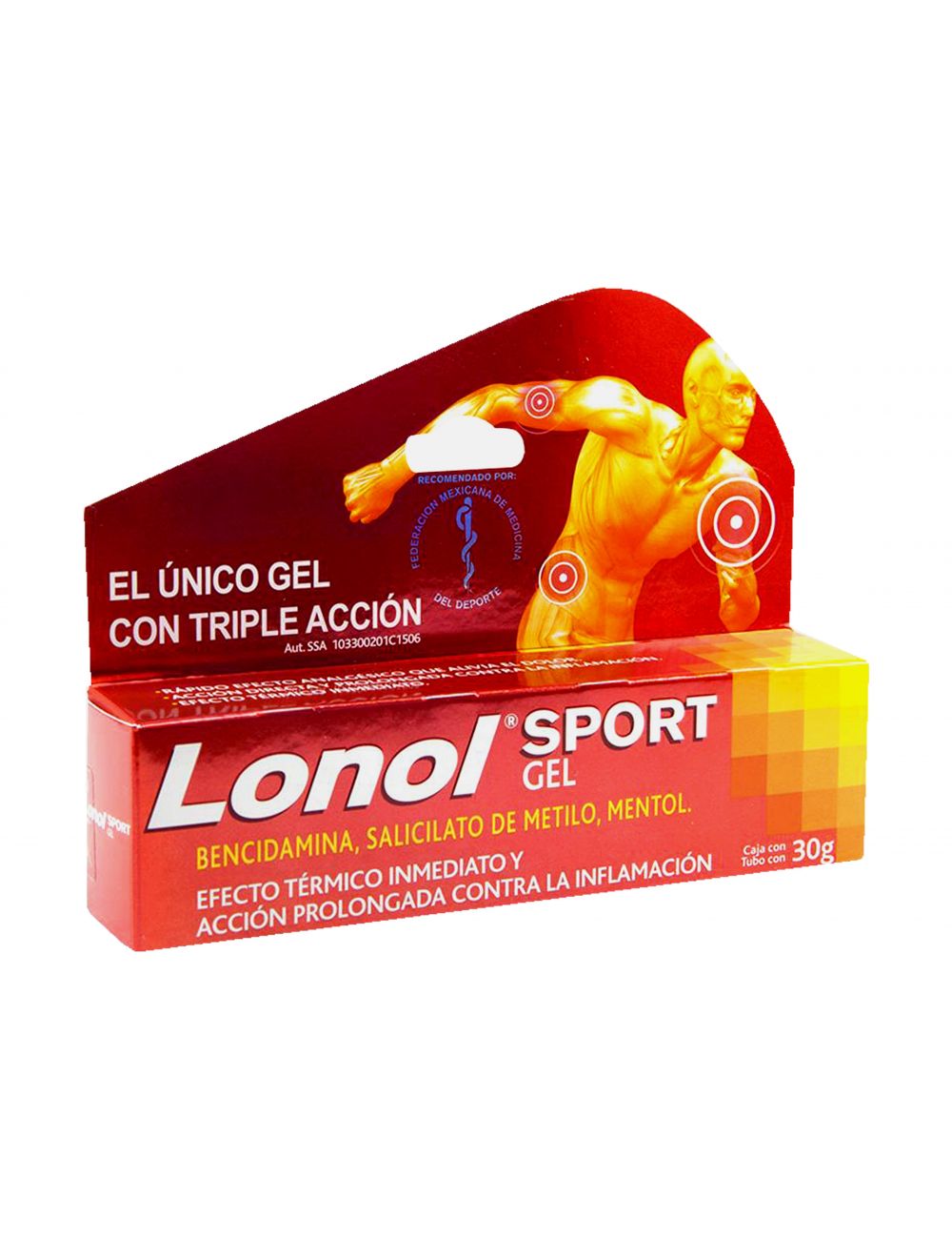 Lonol Gel Sport Tubo Con 30g Gel Sport Tubo Con 30g