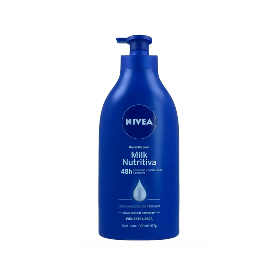 Nivea Crema Corporal Milk Nutritiva Piel Extra Seca -1000ml