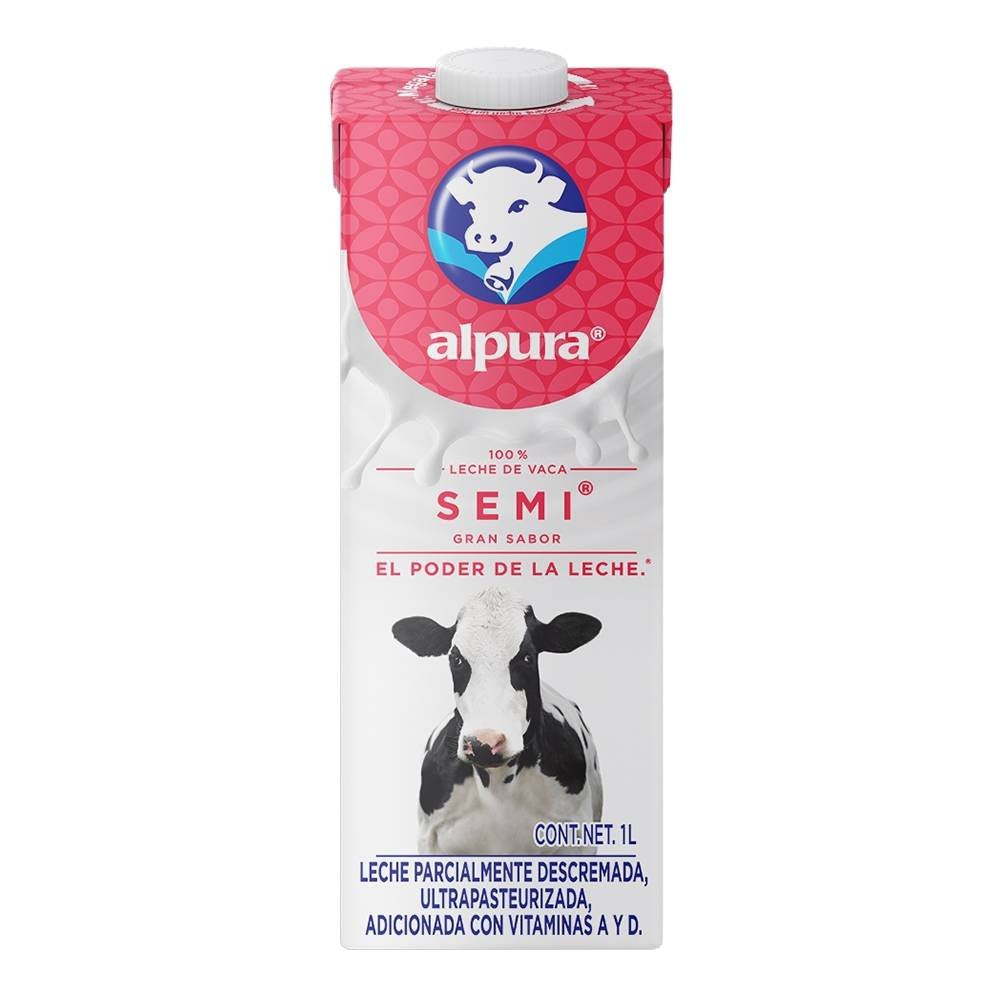 Alpura Leche Semi 1 Lt