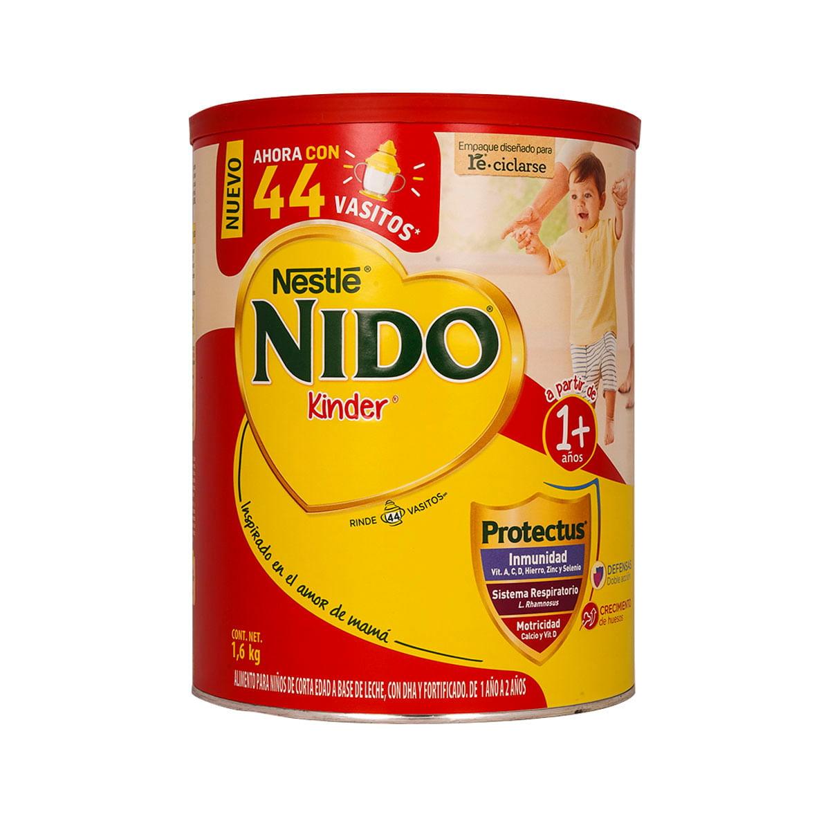 Nestle S.a De C.v Nido Kinder 1+ Leche 1.6 Kg