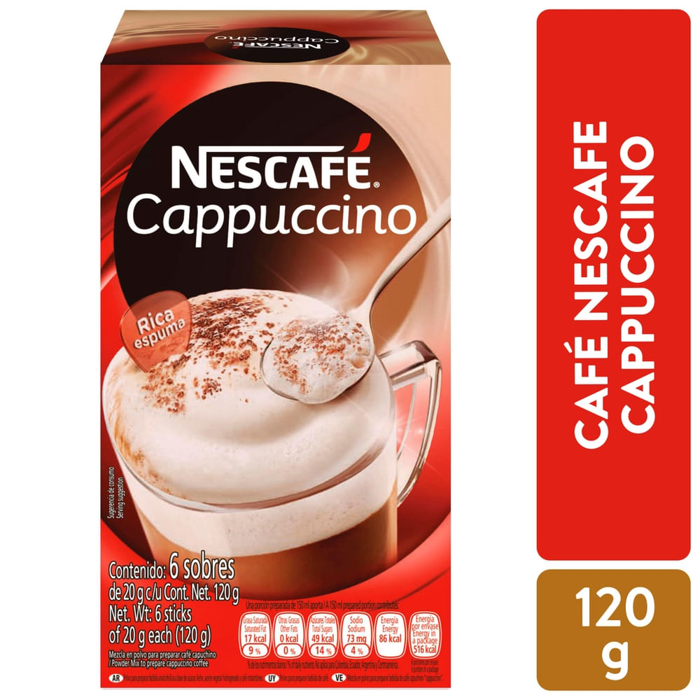 Nescafé Cappuccino En Sobres 120 G