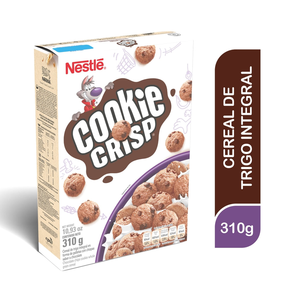 Cookie Crisp Nestle Chocolate Cereal 310G Caja