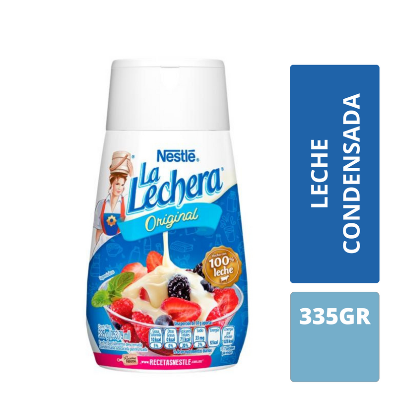 Nestle Leche Condensada La Lechera Sirve Facil Original 335g