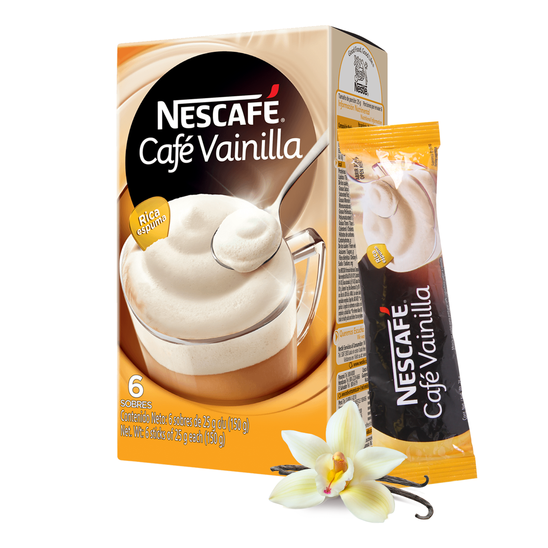 Nescafe Cafe Cappuccino Vainilla 22g
