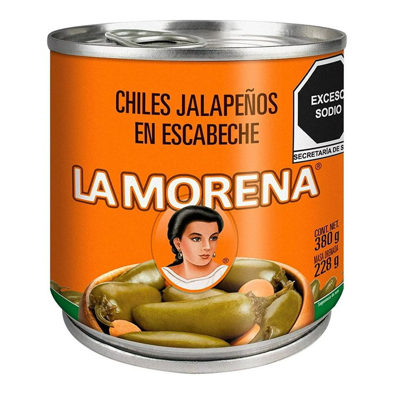 La Morena Chiles Jalapeños En Escabeche 380 G