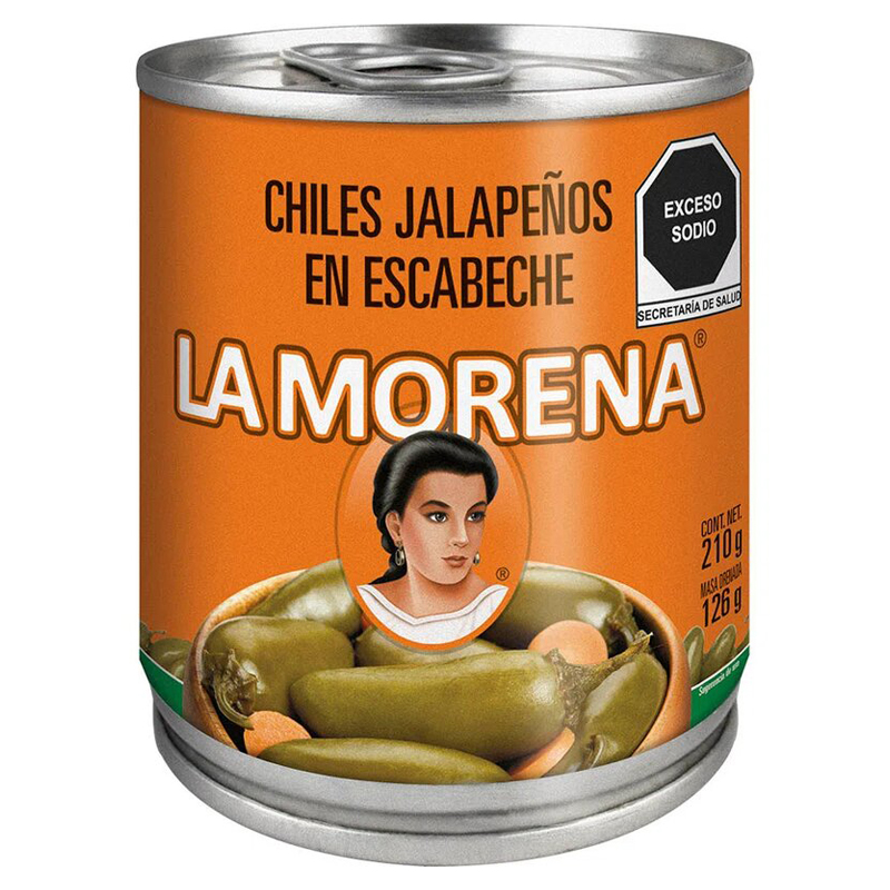 Generales Chiles Jalapeños La Morena En Escabeche 200 G
