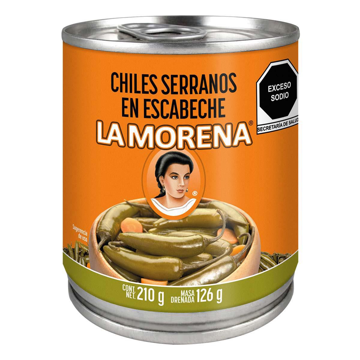 La Morena Chiles Serranos En Escabeche