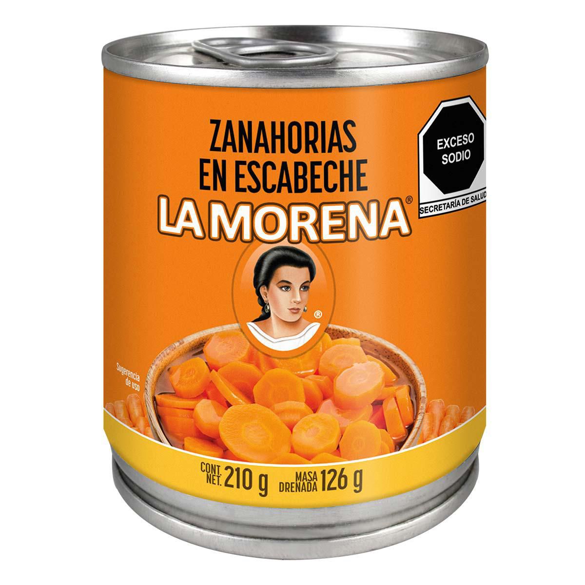 La Morena Chile Serrano Zanahorias En Escabeche Lata 200 G