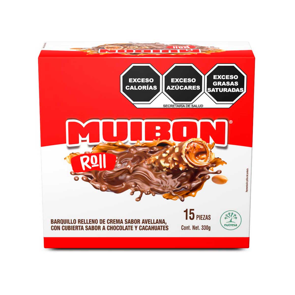 Muibon Chocolates Avellana Display 15 Piezas De 22g C/u