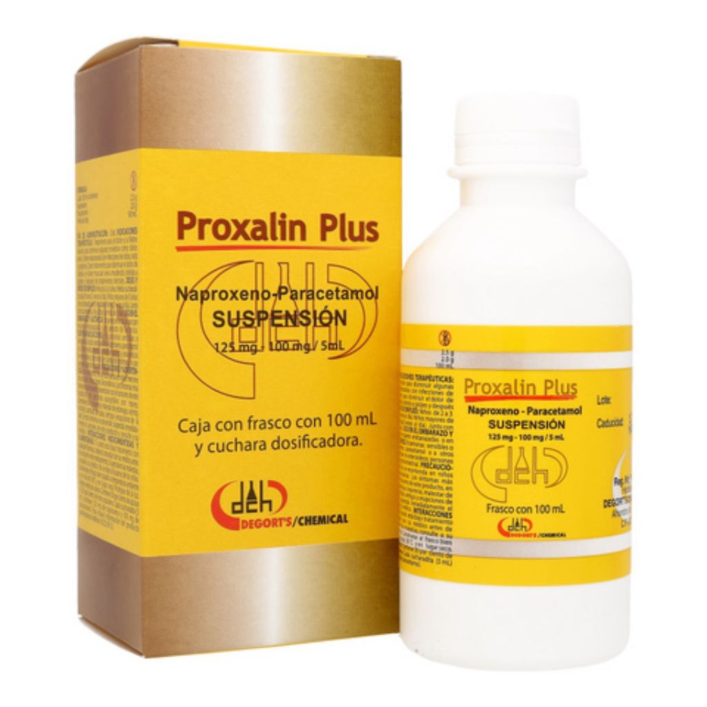 Degorts Proxalin Plus 125/100/5 Mg/ml C/ 100 Ml Susp