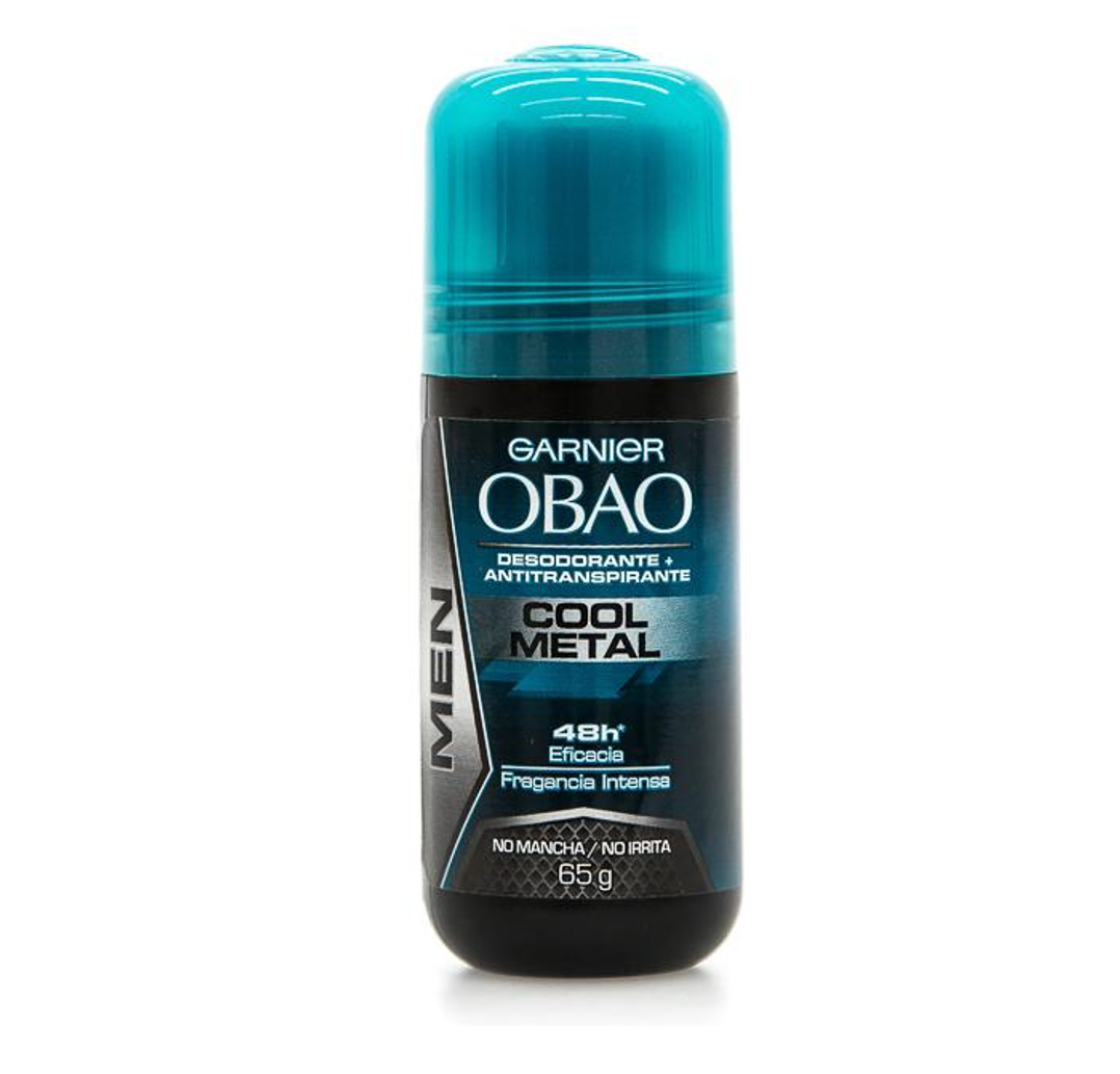 Axe Antitranspirante Garnier Obao For Men Cool Metal Roll On 65 G