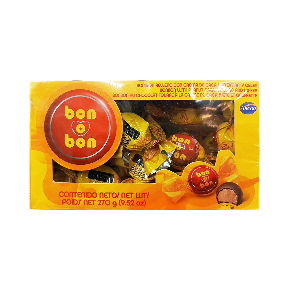 Bon O Bon Rellenos De Chocolate Leche Arcor - 270Gr