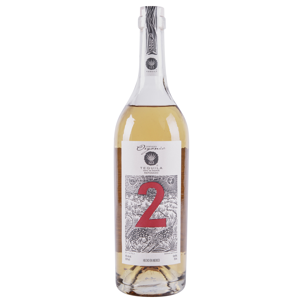 123 Tequila Organic Dos Reposado - 750ml Bottle
