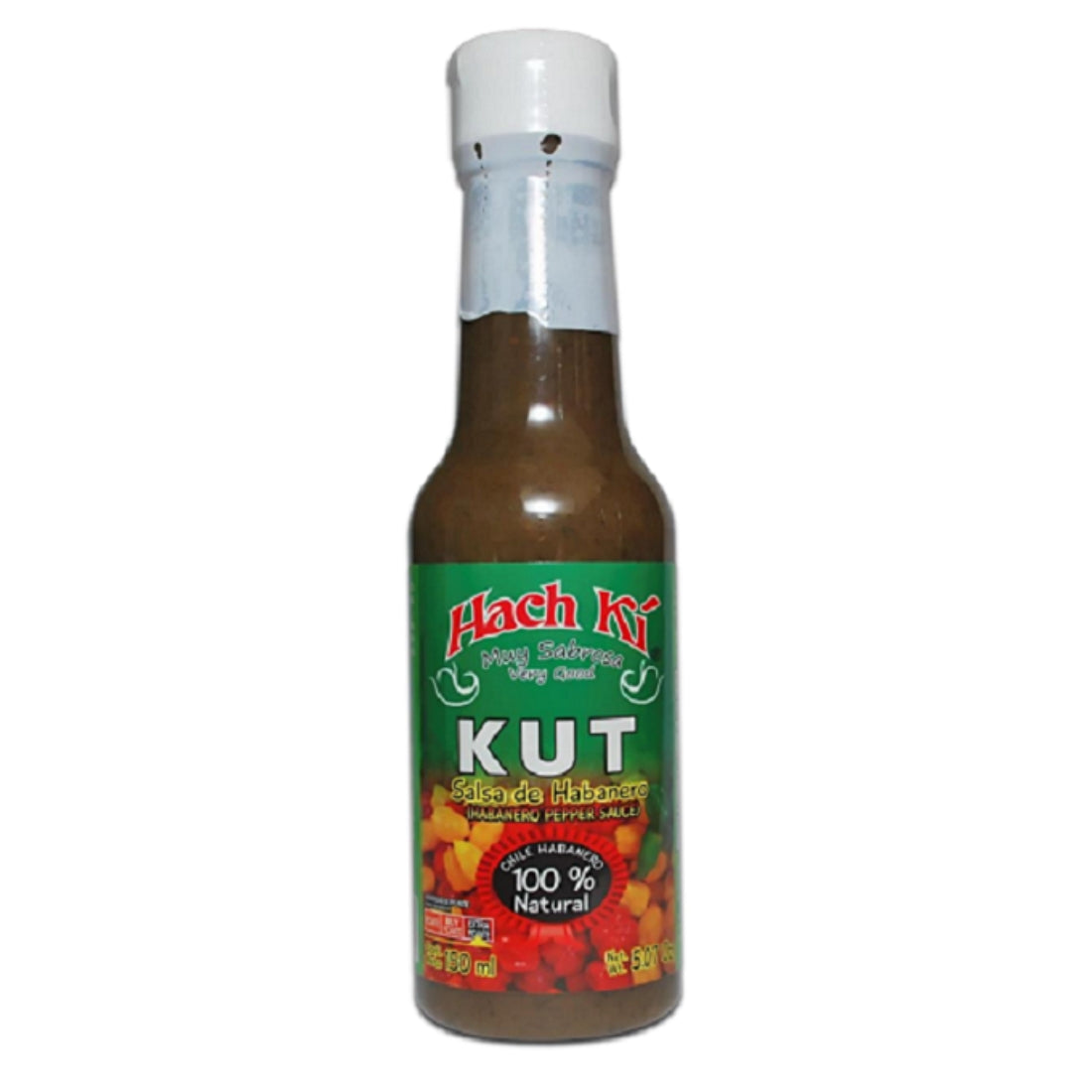 Salsa Salsa De Chile Habanero Verde Hach Ki Botella 150 Ml