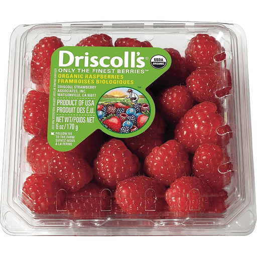 Charlies Produce Raspberries Organic