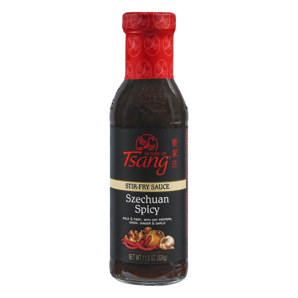 House of Tsang Stir Fry Sauce, Szechuan Spicy 11.5 Oz