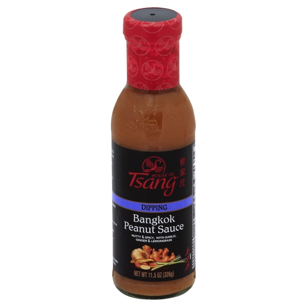 House Of Tsang Dipping, Hot Bangkok Peanut Sauce - 11.5 Oz