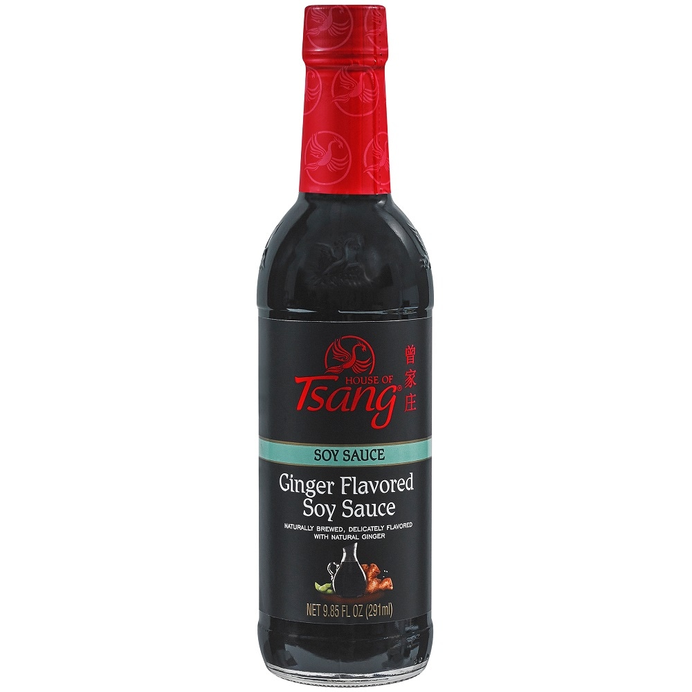 House of Tsang Ginger Flavored Soy Sauce 9.85 Fl. Oz. Bottle