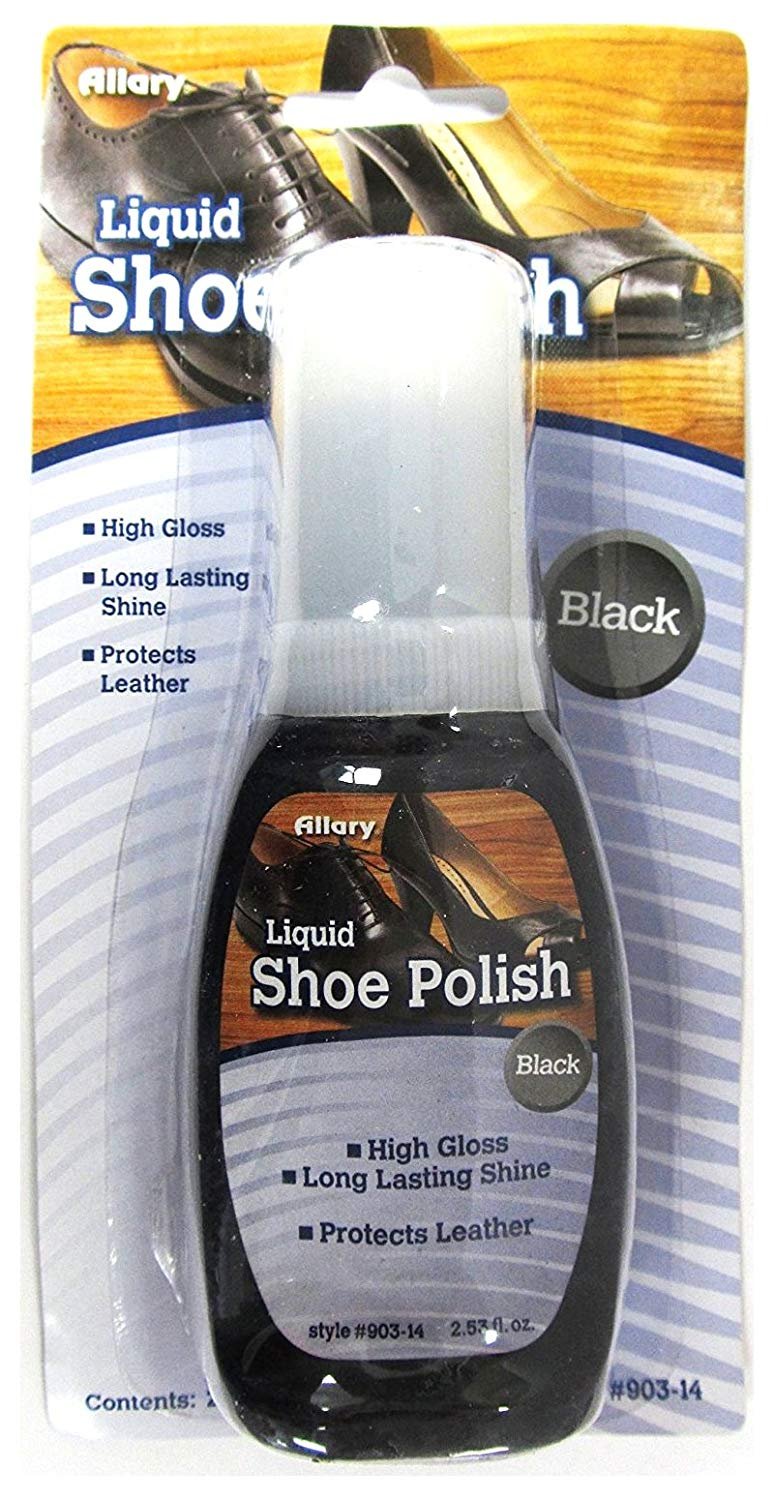 Allary Black Liquid Shoe Polish Model #903-14