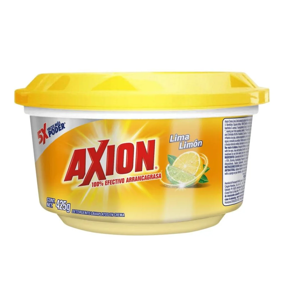 Lavatrastes En Polvo Axion Pasta Lima Limon 425gr