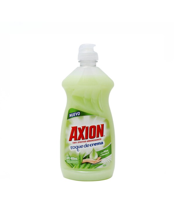 Detergente Liquido Axion Aloe 400 Ml