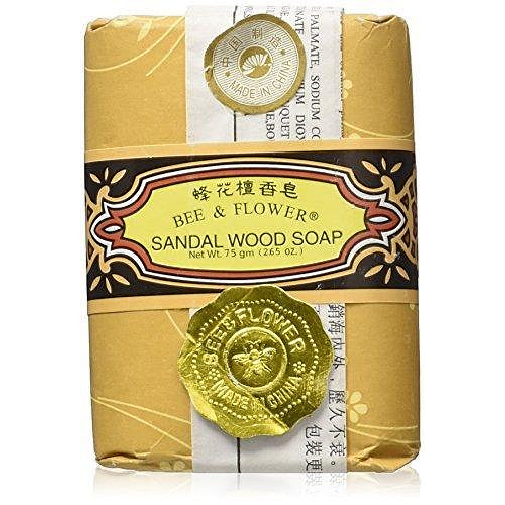 Bee & Flower Soap, Bar Soap Sandalwood, 2.65 Oz