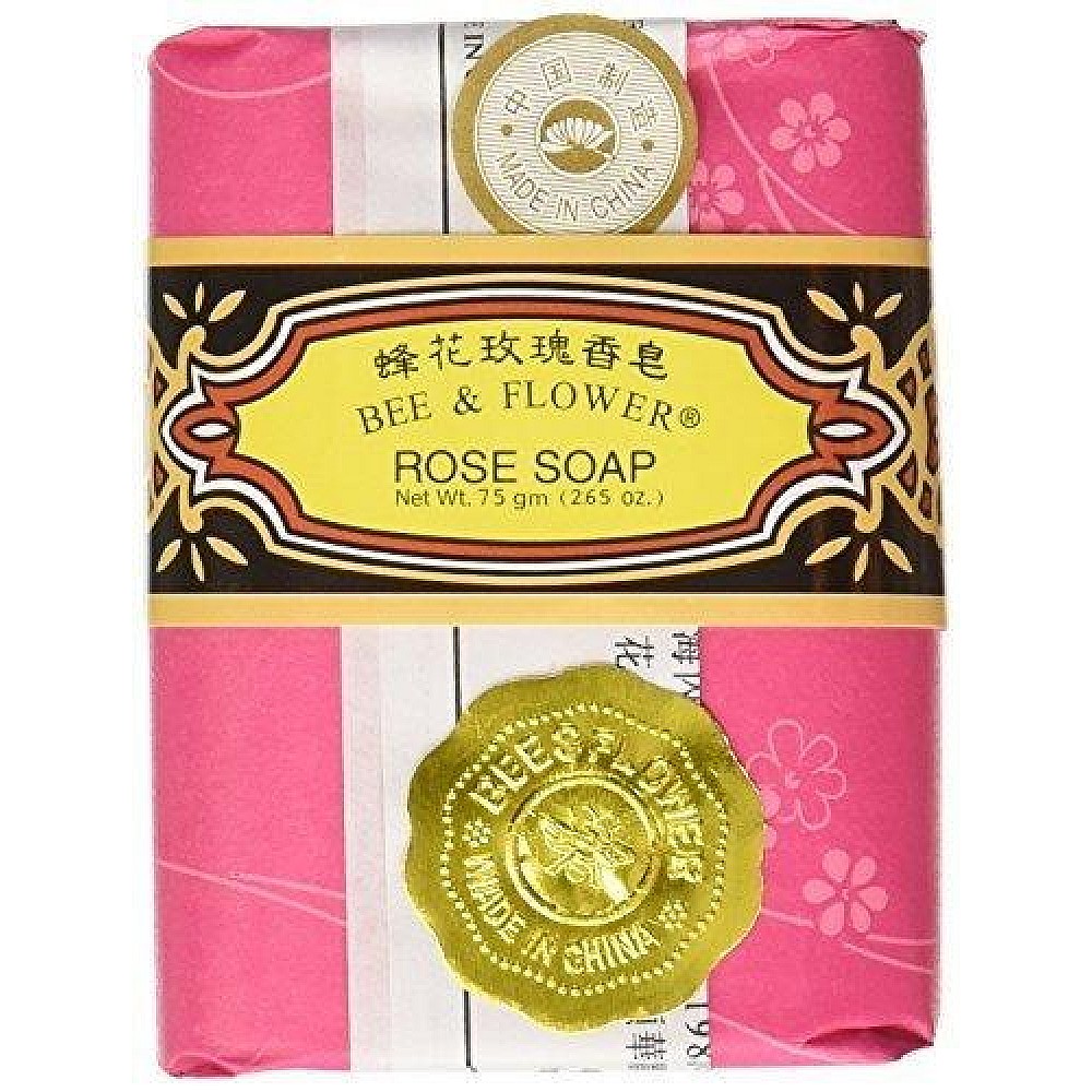 Bee & Flower Soap, Bar Soap Rose, 2.65 Oz