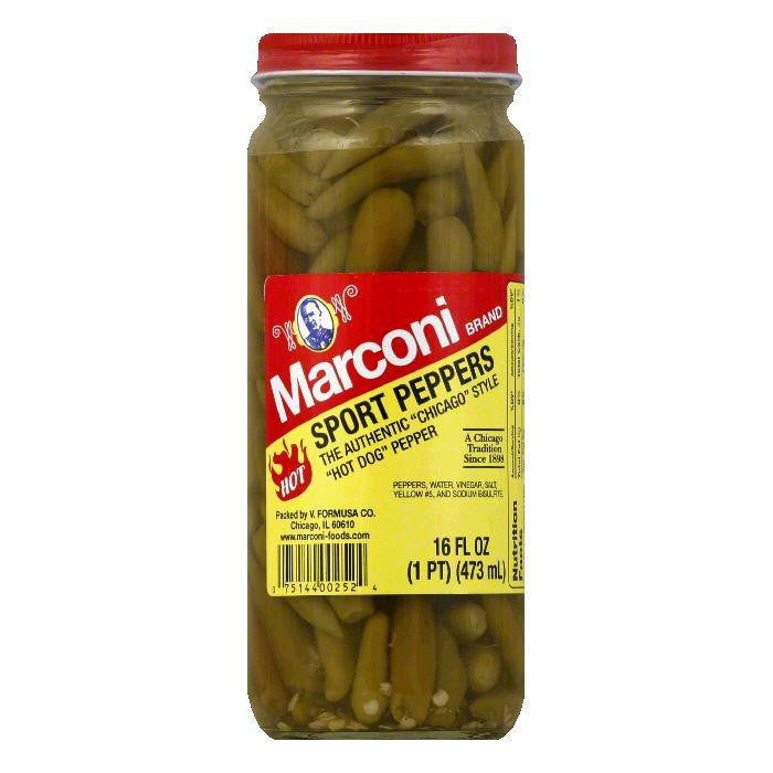 Marconi Hot Sport Peppers, 16 Oz