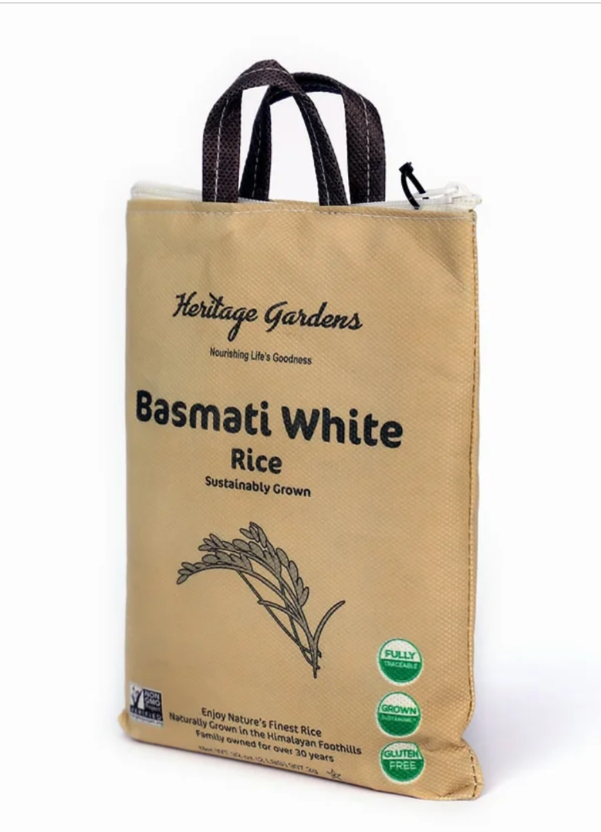Gardens, Heritage Rice White Basmati, 2 LB