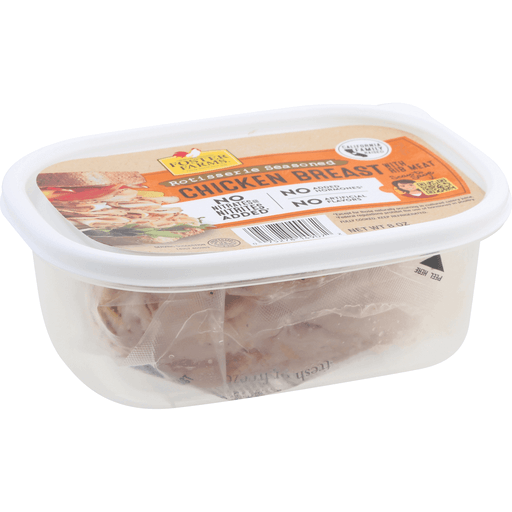 Foster Farms Chicken Breast, With Rib Meat, Rotisserie Seasoned