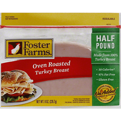 Foster Farms Oven Roasted Turkey Breast 10 Oz