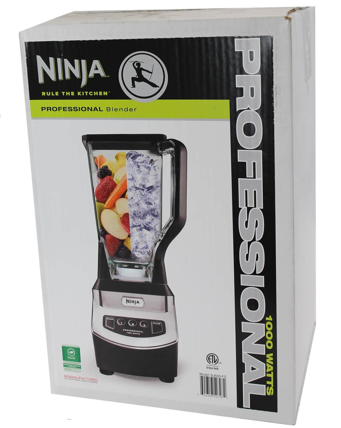 SharkNinja Remanufacturado Licuadora Con Pulso Professional XL NJ600REF
