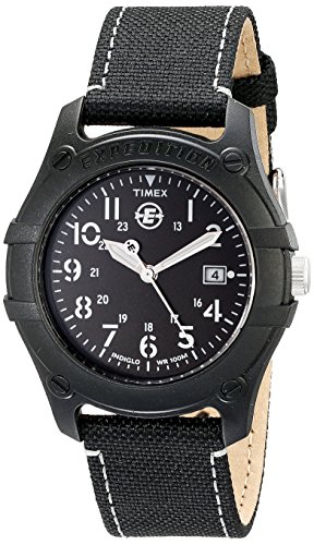 Timex Men's Expedition Watch With Nylon Strap - Black T49689JT