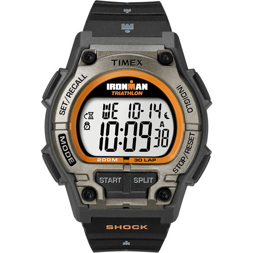 Timex Reloj Para Hombre T5K196 Ironman Original 30 Shock Tamaño Completo Con Correa De Resina Negro