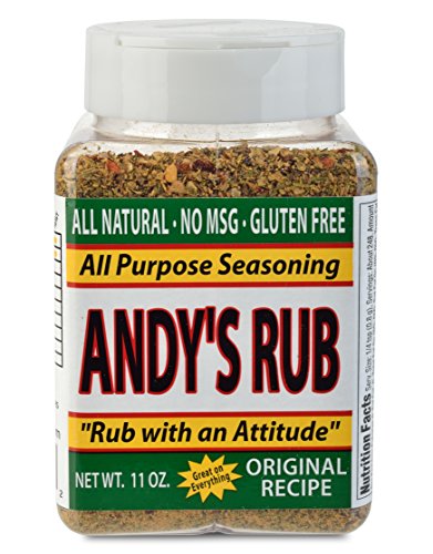 Andy's Rub, An All Natural Rub With Attitude, 11 Oz