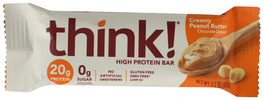 Thinkthin Thin Bar Creamy Pnut Butter 10x2.1 Oz Case By THINK PRODUCTS