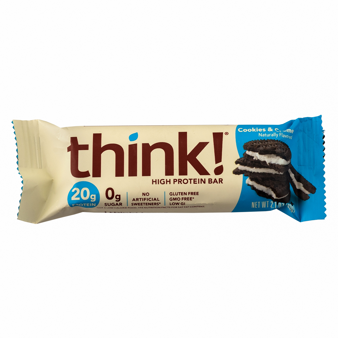 Think! thinkThin High Protein Bar Cookies And Creme