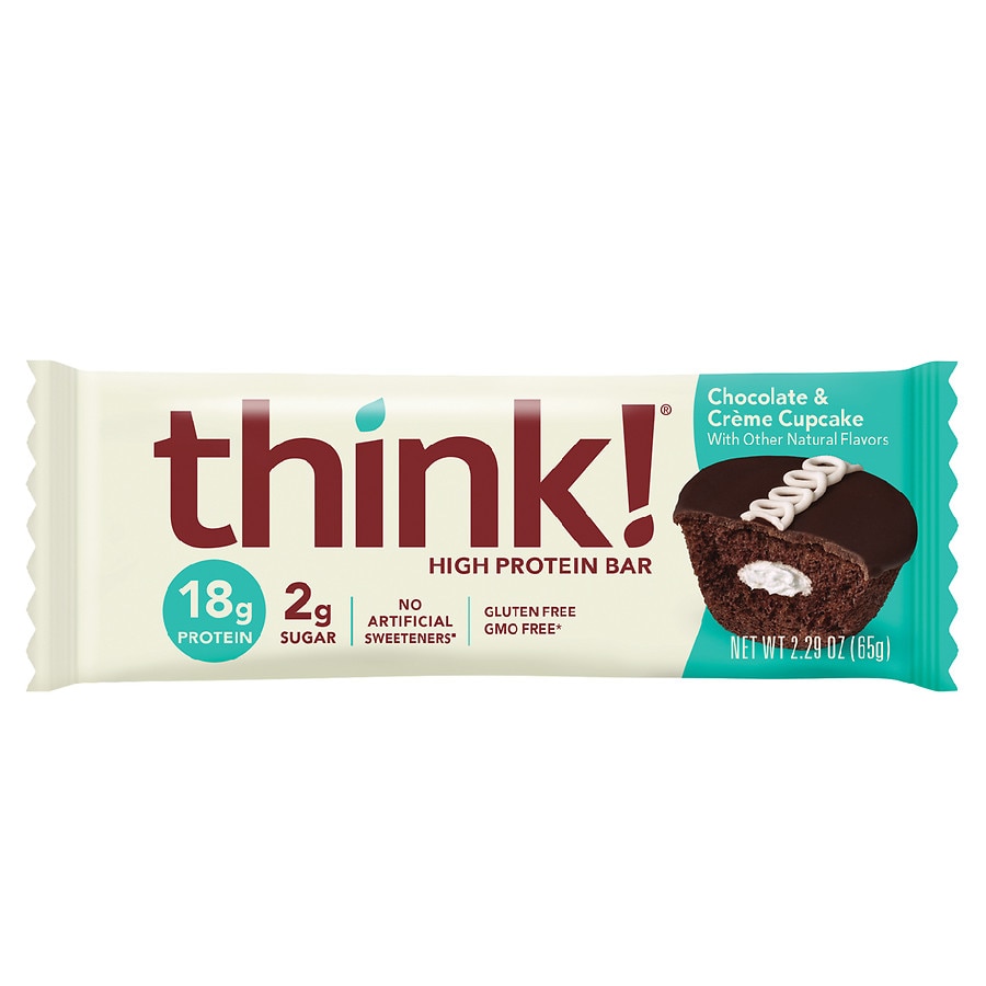 Think! Chocolate And Creme Cupcake Protein Bar