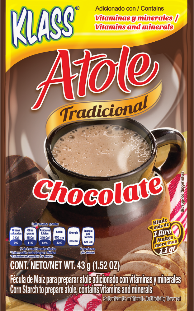 Klass Atole Corn Starch, Chocolate