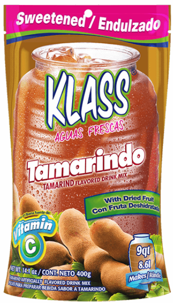 Klass Drink Mix, Sweetened, Tamarind Flavored