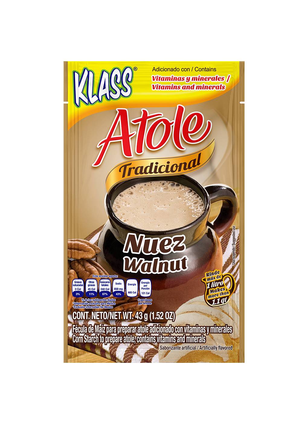 Klass Walnut Atole Drink Mix