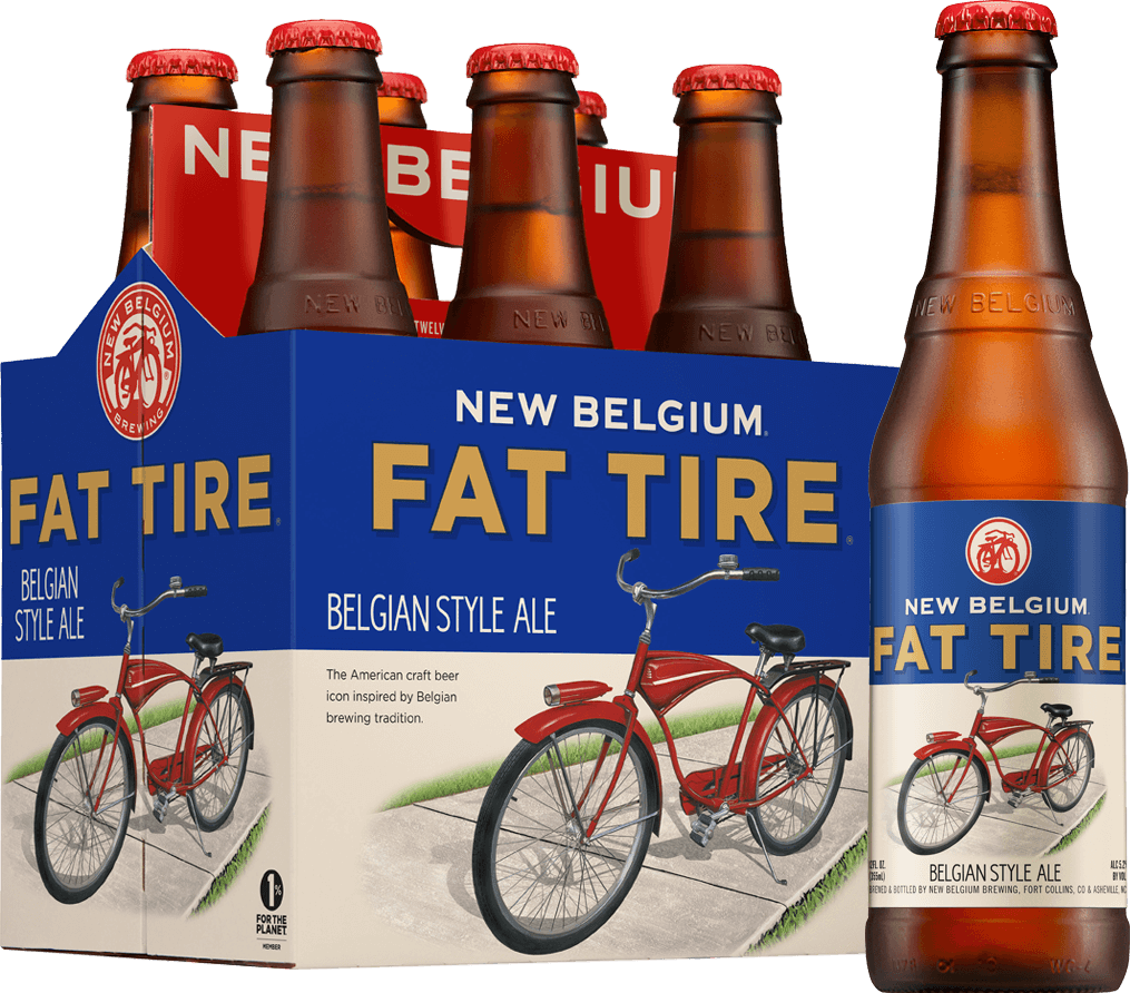 New Belgium Fat Tire Amber Ale Beer - 6pk/12 Fl Oz Bottles